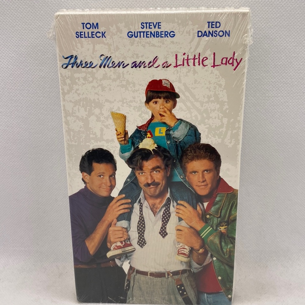 Three Men and a Little Lady VHS Sealed Tom Selleck Steve Guttenberg Ted Danson